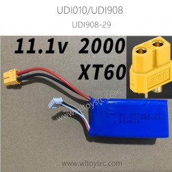 UDIRC UDI010 UDI908 Parts Upgrade Battery 11.1V 2000mAh XT60 Plug