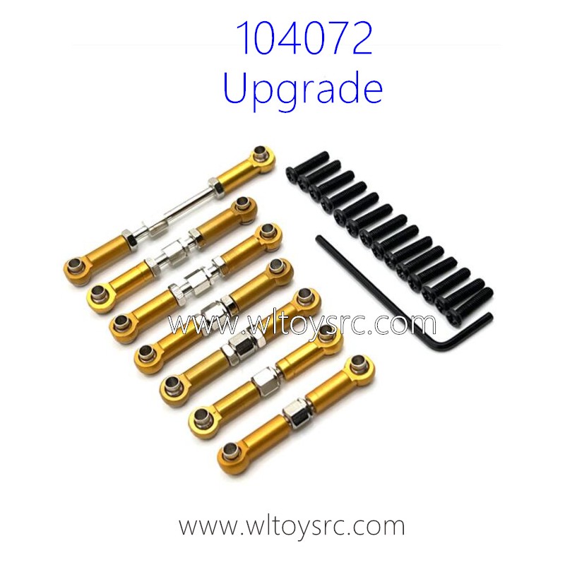 WLTOYS 104072 Upgrade Parts Connect Rod Kit Gold