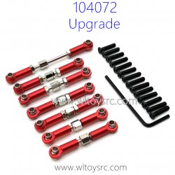 WLTOYS 104072 Upgrade Parts Connect Rod Kit Red
