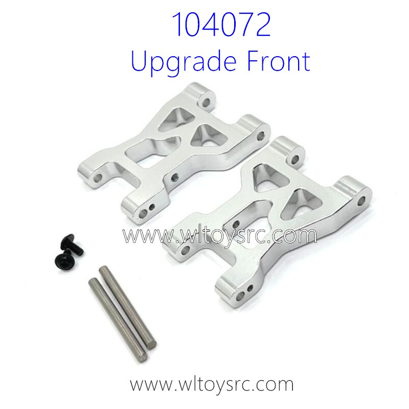 WLTOYS 104072 Upgrade Parts Front Swing Arm Silver