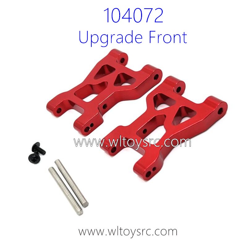 WLTOYS 104072 Upgrade Parts Front Swing Arm Red