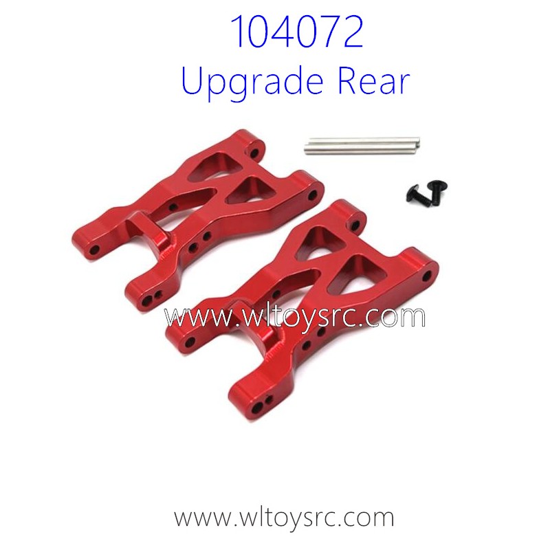 WLTOYS 104072 Drift RC Car Upgrade Parts Rear Swing Arm Red
