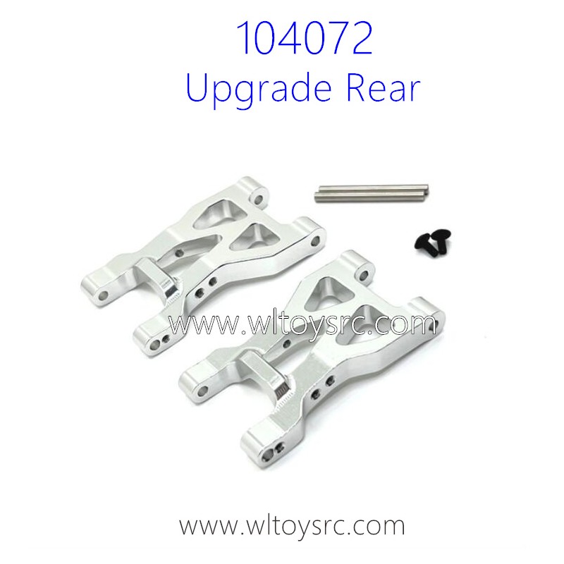 WLTOYS 104072 Drift RC Car Upgrade Parts Rear Swing Arm Silver