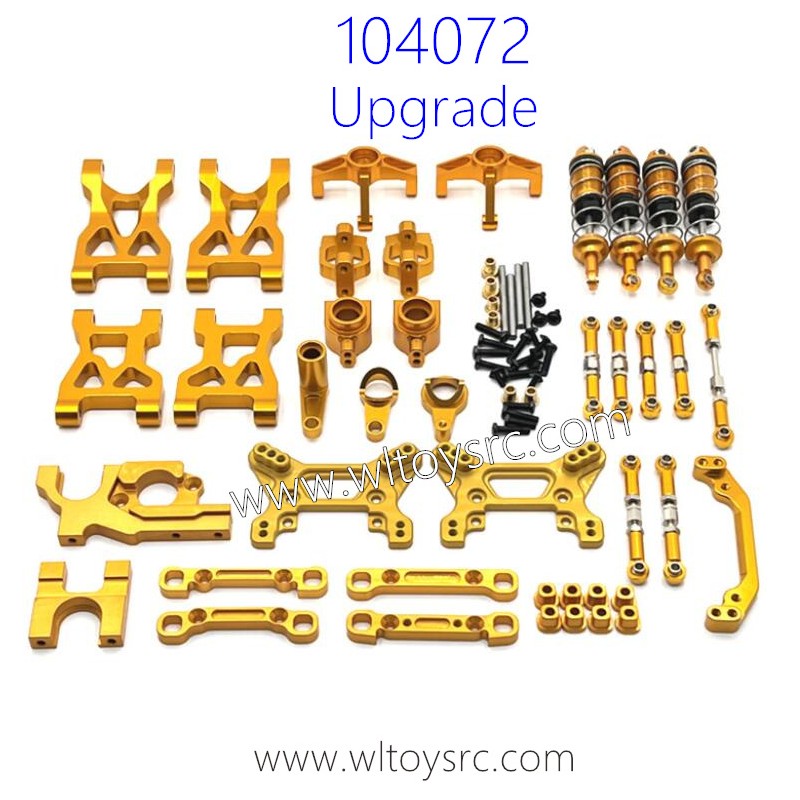 WLTOYS 104072 RC Car Upgrade Parts Kit
