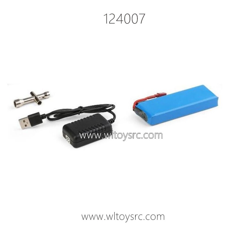 WLTOYS 124007 1/12 RC Car Parts Battery Charger and Tool