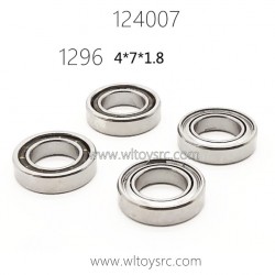 WLTOYS 124007 1/12 Drift Car Parts 1296 Rolling Bear 4X7X1.8