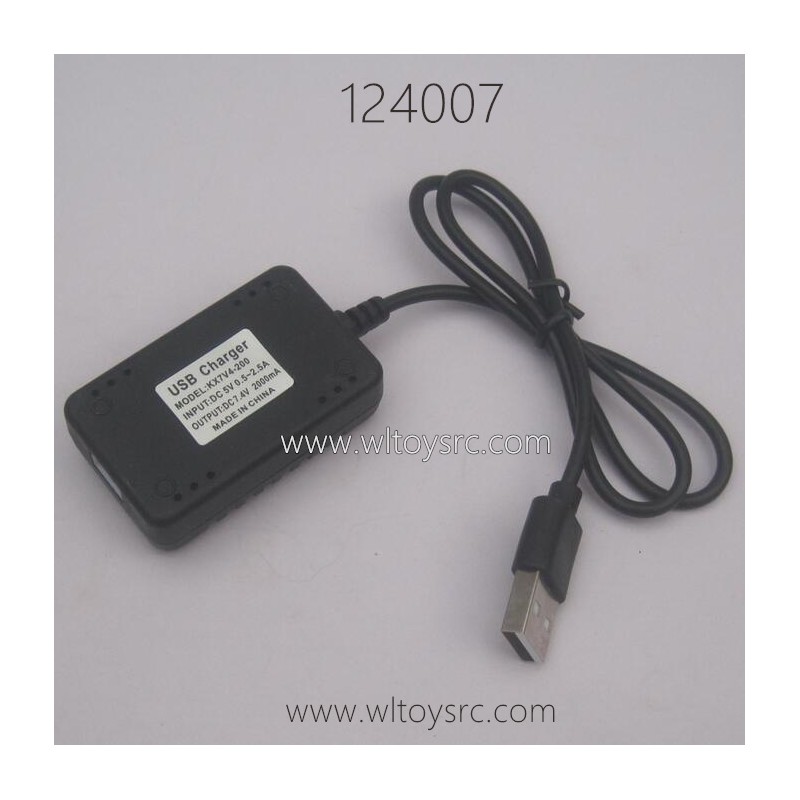 WLTOYS 124007 Spare Parts 1374 7.4V 2000MaH USB Charge