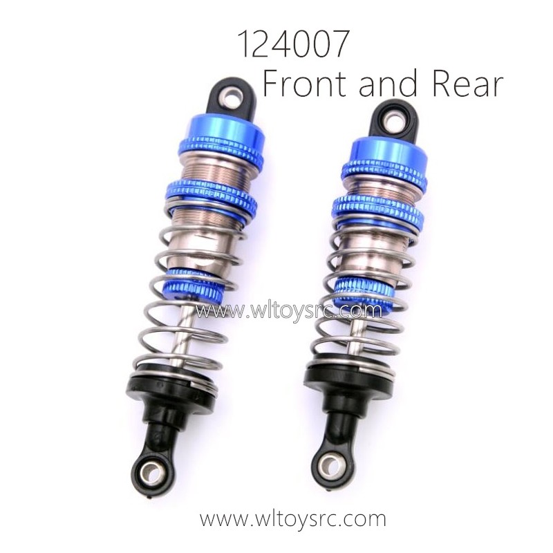 WLTOYS 124007 RC Car Parts Front and Rear Shock Absorbers 2016 2019