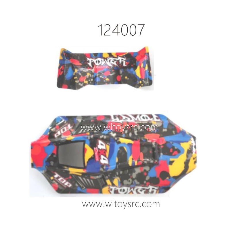 WLTOYS 124007 RC Car Parts 2484 Car Shell