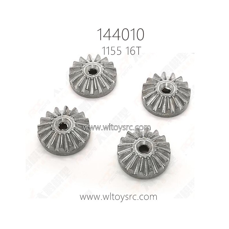 WLTOYS 144010 RC Car Parts 1155 16T Differential Big Bevel Gear