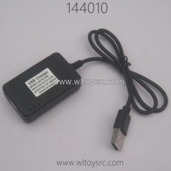 WLTOYS 144010 RC Buggy Parts 1374 7.4V 2000MaH USB Charger