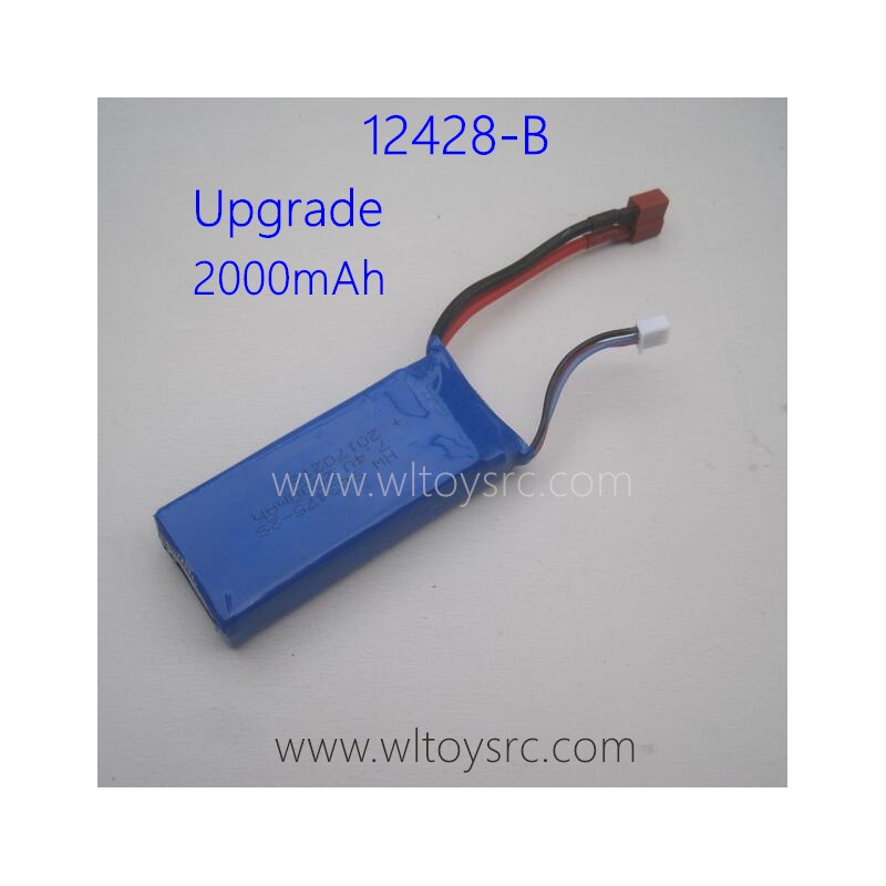 WLTOYS 12428-B Upgrade Battery 7.4V 2000mAh