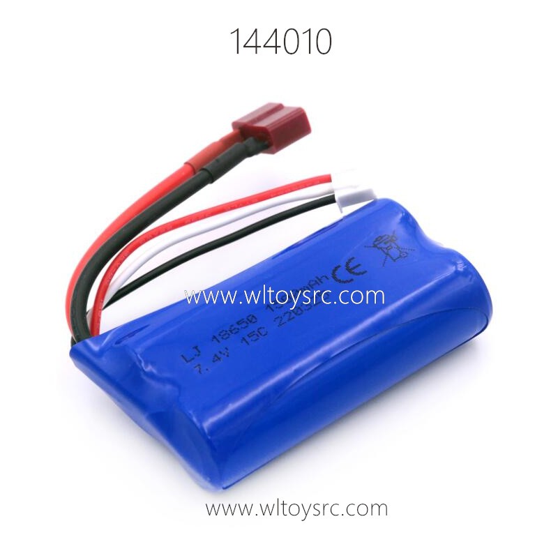 WLTOYS 144010 RC Car Parts 7.4V Li-ion Battery 1500mAh