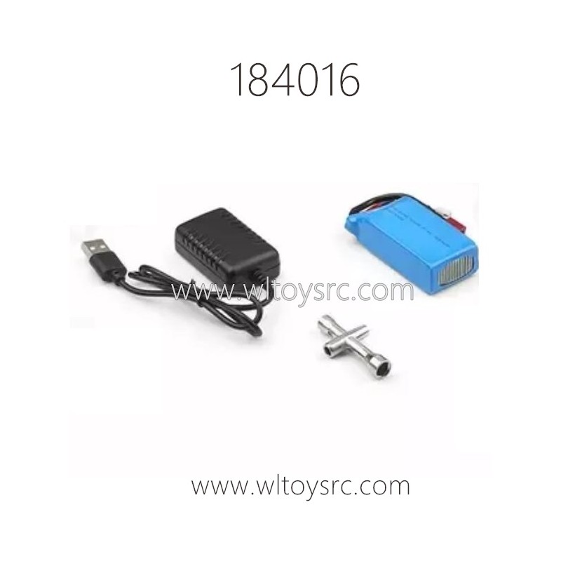 WLTOYS 184016 Parts Battery, Charger and Tool
