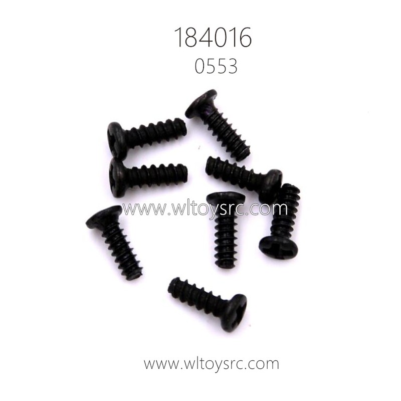 WLTOYS 184016 RC Car Parts 0553 M2X6 Screws