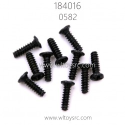 WLTOYS 184016 RC Car Parts 0582 Round head flat tail screw