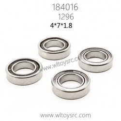 WLTOYS 184016 Racing Car Parts 1296 Rolling Bear 4X7X1.8