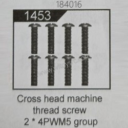 WLTOYS 184016 Parts 1453-Cross Head Machine Thread Screw