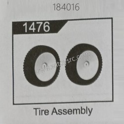 WLTOYS 184016 RC Car Parts 1476 Tire Assembly