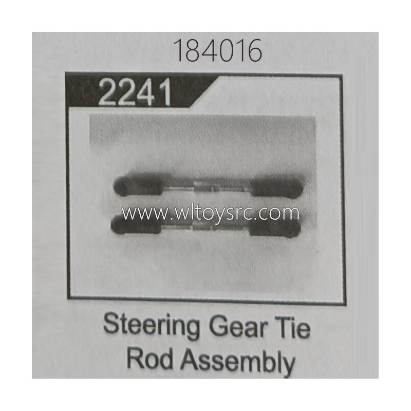 WLTOYS 184016 RC Car Parts 2241 Steering Gear Tie Rod Assembly