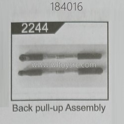 WLTOYS 184016 1/18 RC Car Parts 2244 Back Pull-up Assembly