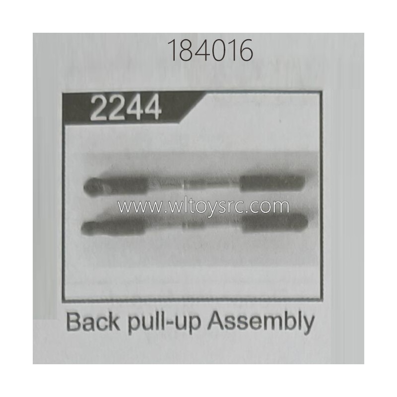 WLTOYS 184016 1/18 RC Car Parts 2244 Back Pull-up Assembly