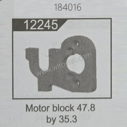 WLTOYS 184016 1/18 RC Car Parts 12245 Motor Block 47.8 BY 35.3