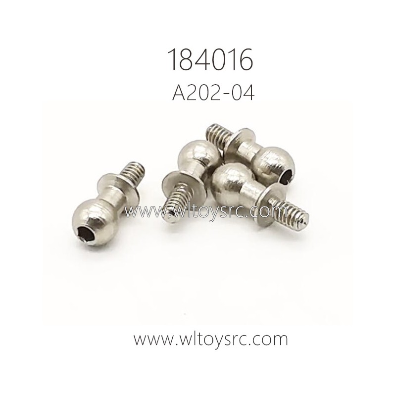 WLTOYS 184016 1/18 RC Car Parts A202-04 Ball head screw