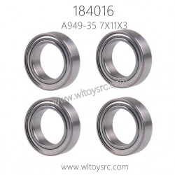 WLTOYS 184016 1/18 RC Car Parts A949-35 Ball Bearing 7X11X3