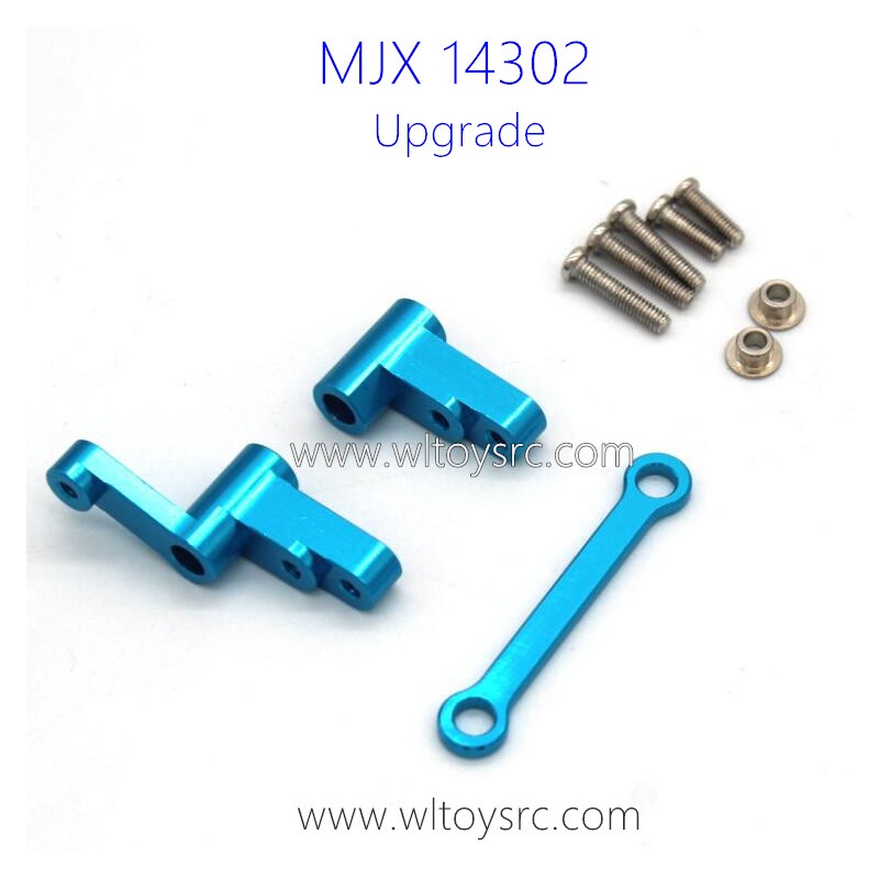 MJX 14302 1/14 Rally RC Car Upgrade Parts Steering Kit Blue