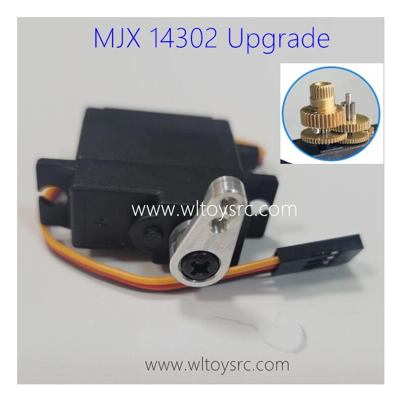 MJX 14302 1/14 RC Car Upgrade Parts Servo with Metal Arm