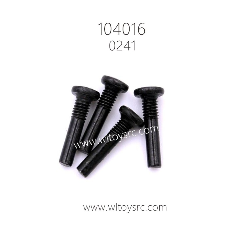 WLTOYS 104016 1/10 Parts 0241 3X13 PM Round head with upper cross