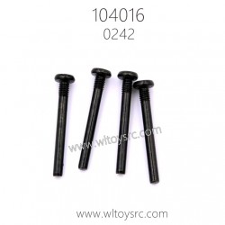 WLTOYS 104016 1/10 Parts 0242 3X25 PM Round head with upper cross
