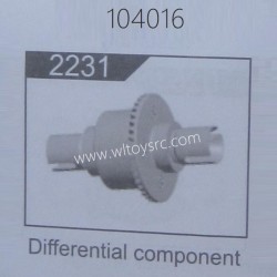 WLTOYS 104016 Brushless RC Car Parts 2231 Differential Gear