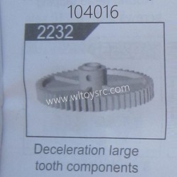 WLTOYS 104016 Brushless RC Car Parts 2232 Reduction Gear