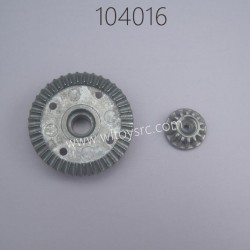 WLTOYS 104016 RC Car Parts 2227 2228  Zinc Alloy Drive Bevel Gear