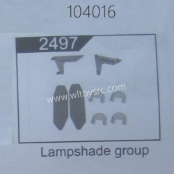 WLTOYS 104016 RC Car Parts 2497 Lampshade Group
