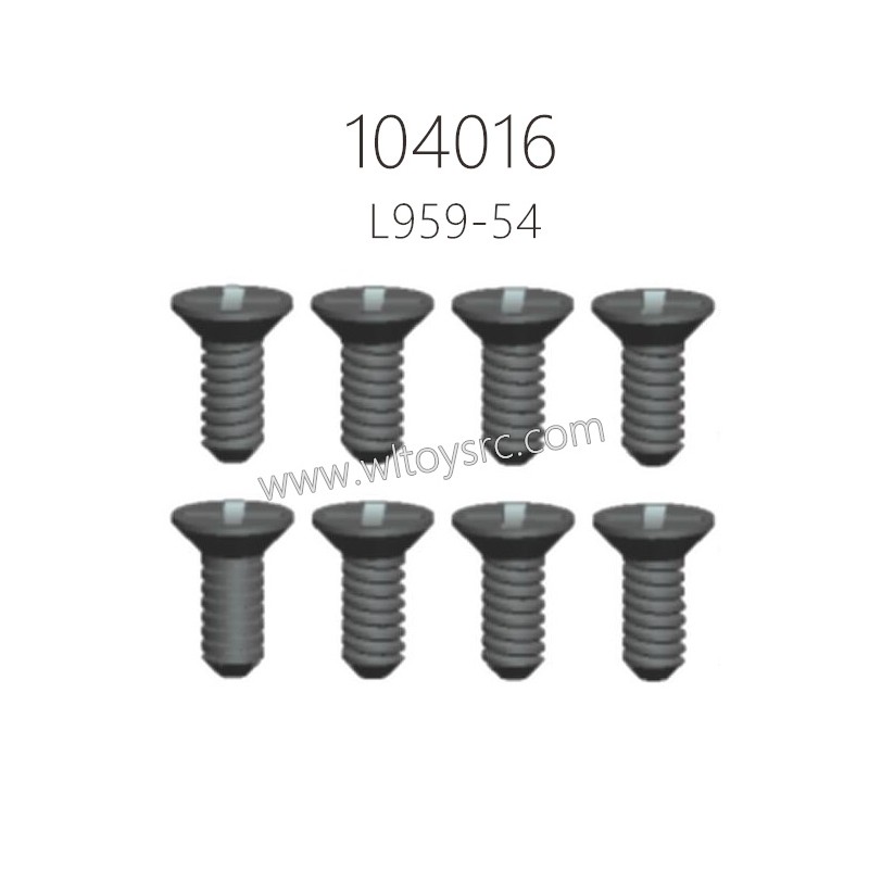 WLTOYS XKS 104016 Parts L959-54 Countersunk head tapping screws