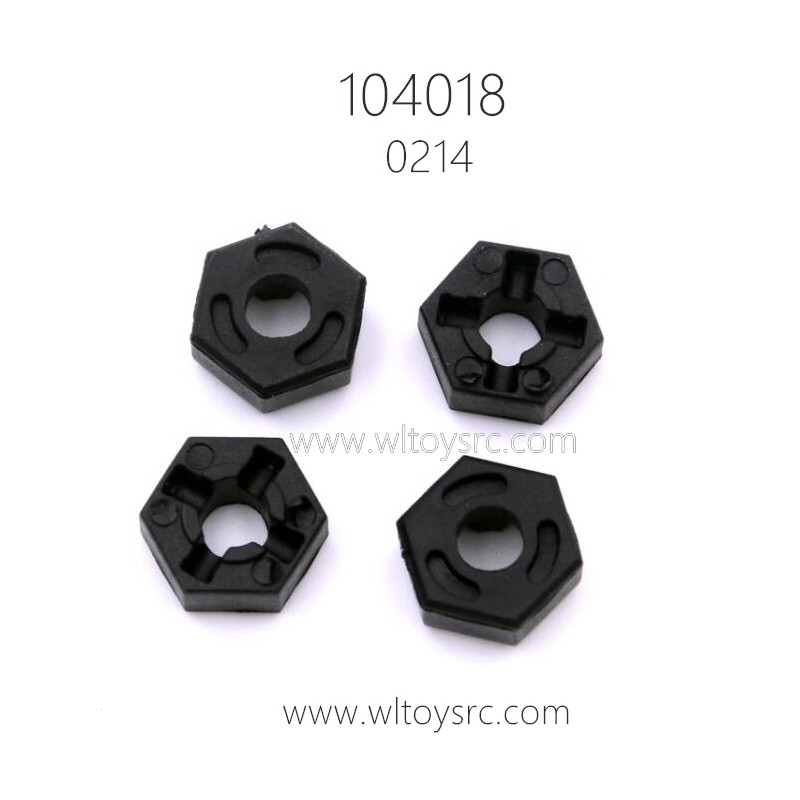 WLTOYS 104018 1/10 RC Truck Parts 0214 Hexagonal wheel seat