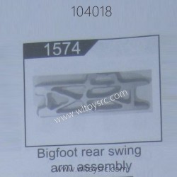 WLTOYS 104018 RC Car Parts 1574 Rear Swing Arm