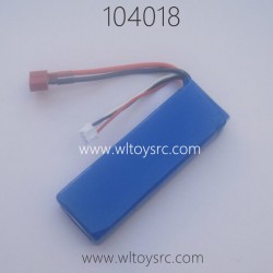WLTOYS 104018 Parts 1652 Battery 7.4V 2200mAh