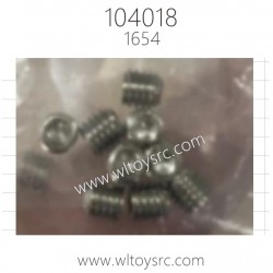 WLTOYS 104018 RC Car Parts 1654 Hexagon Socket Screws
