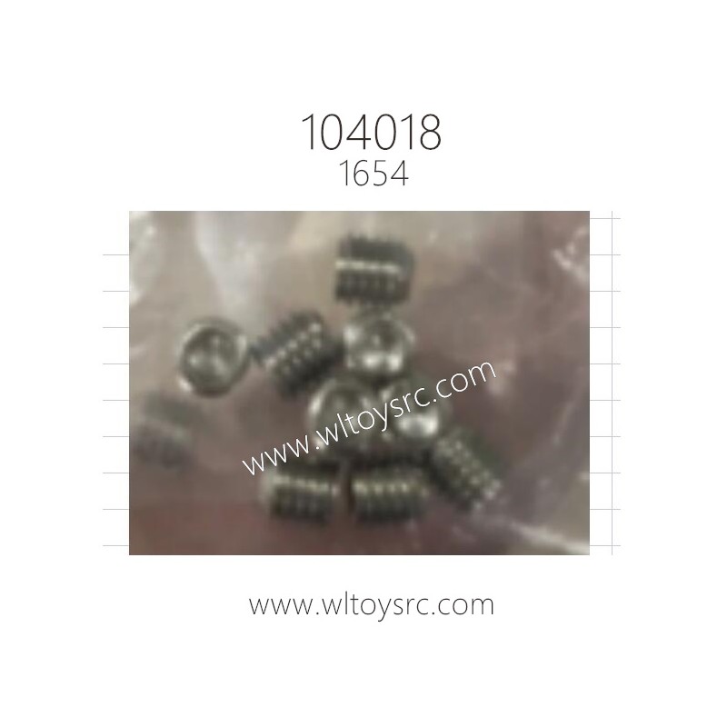 WLTOYS 104018 RC Car Parts 1654 Hexagon Socket Screws