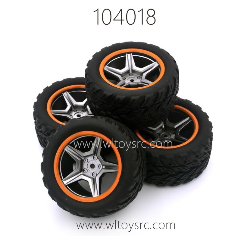 WLTOYS 104018 1/10 RC Truck Parts Tire Assembly