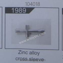 WLTOYS 104018 1/10 RC Truck Parts 1989 Zinc Alloy Cross Sleeve