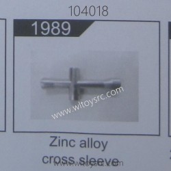 WLTOYS 104018 1/10 RC Truck Parts 1989 Zinc Alloy Cross Sleeve
