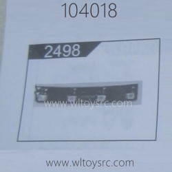 WLTOYS 104018 1/10 RC Truck Parts 2498 Roof Light Panel