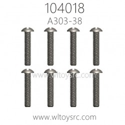 WLTOYS 104018 Parts A303-38 3X14PM D5.5 Phillips head screw
