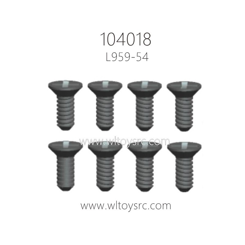 WLTOYS 104018 Parts L959-54 Countersunk head tapping screws