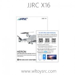 JJRC X16 GPS RC Drone Parts Manual